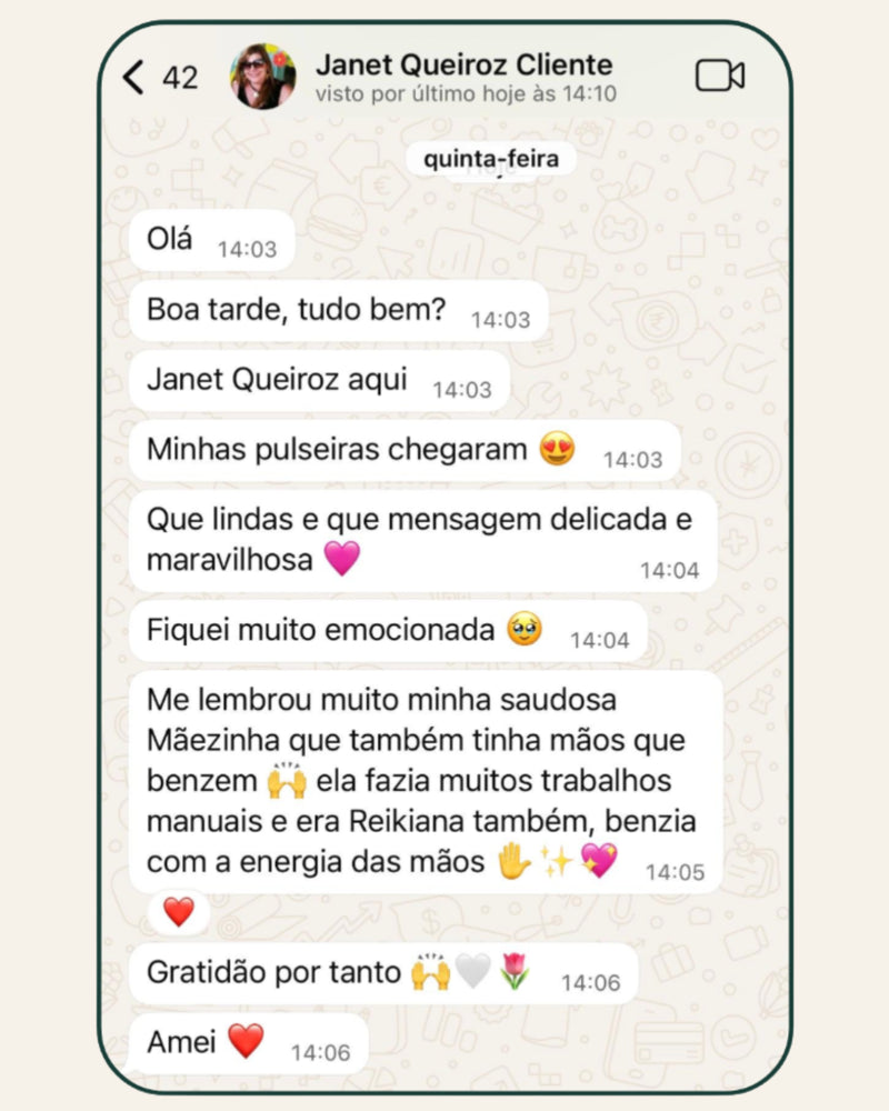 Mensagem de cliente
