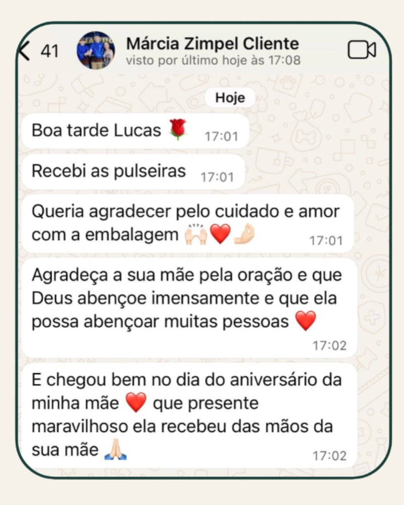 Mensagem de cliente