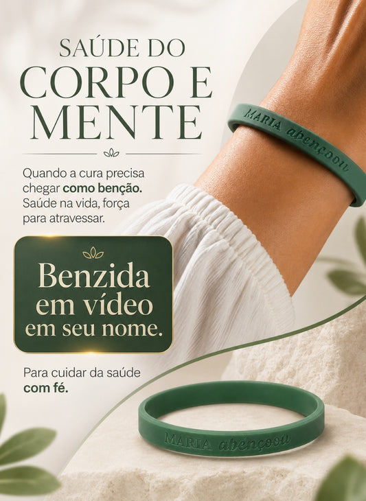 Saúde Pulseira de Silicone