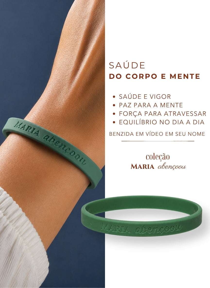 Saúde Pulseira de Silicone