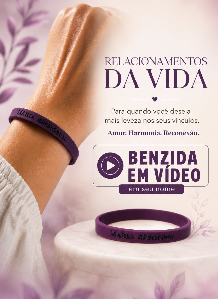 Relacionamentos Pulseira de Silicone